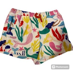 Mini Biden Girls Size 9 134 cm mermaid print summer shorts